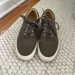 Nisolo Everyday Leather Sneaker Green 9